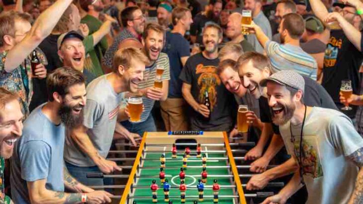 A Star-Studded Weekend at Schell's Foosball Experience, Concept art for illustrative purpose, tags: ein brewery - Monok