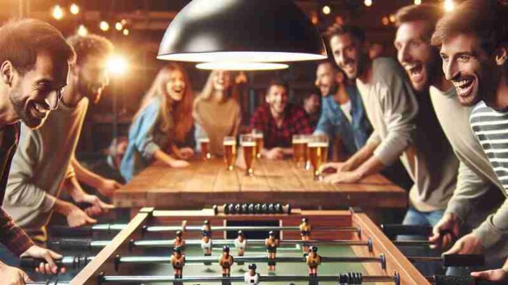 building and buying the perfect foosball experience, Concept art for illustrative purpose, tags: oder - Monok